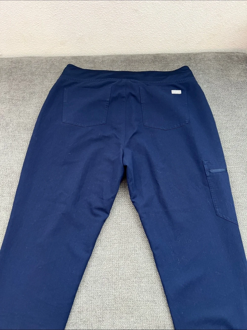 Figs Men's Navy Jogger Pants with Contrast Drawstring